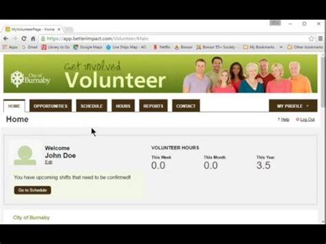 myvolunteerpage